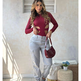 Baggy Cargo con Bota Resortada