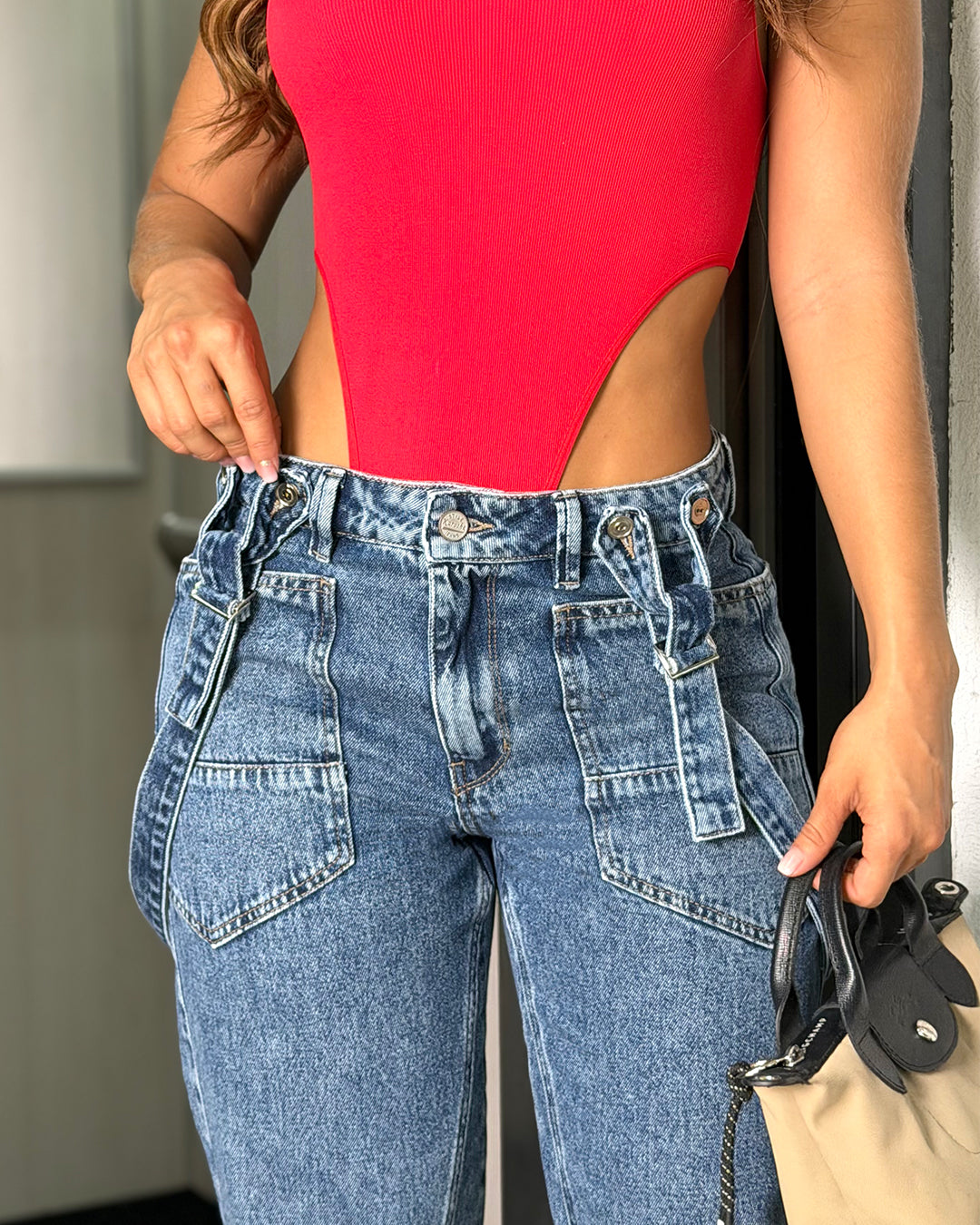 Jean Baggy con Cargaderas Ajustables
