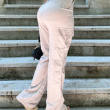 Pantalón Cargo en Lycra Spandex